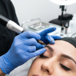 Image d'un maquillage permanent de sourcil