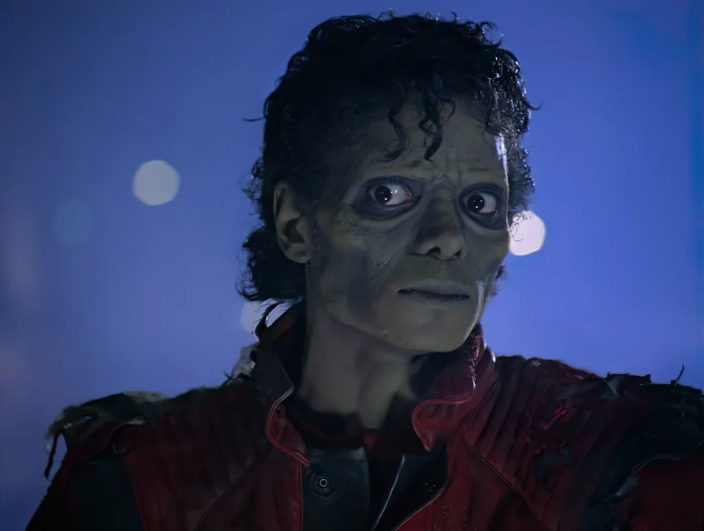 Michael Jackson dans le clip "Thriller"